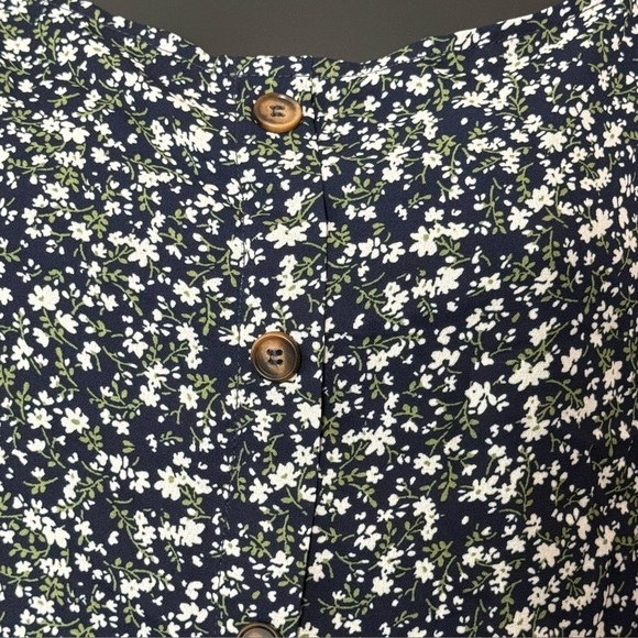 NWT Active USA Women's L 17" PTP STRETCHY Melon Sleeve Accordion Back w/ Buttons - Picture 3 of 9